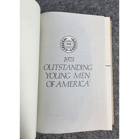 Vtg Outstanding Young Men of America 1973 Hardcover Biographical Compilation - Picture 7 of 7